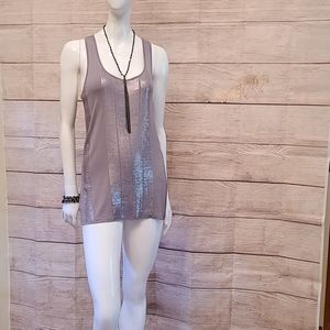 Racetrack Tank Sequins